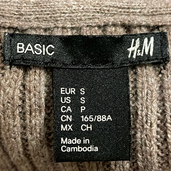 H&M open front tknit sweater cardigan - Picture 4 of 4